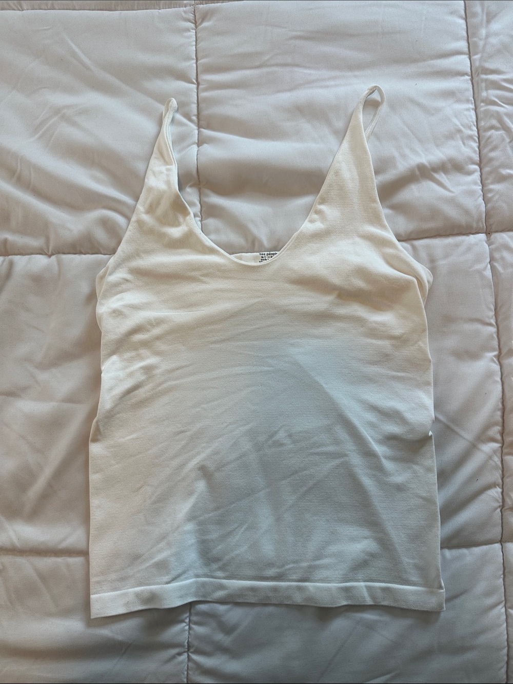 Free people intimately v-neck seamless tank